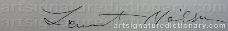 Signature by Lennart NILSSON