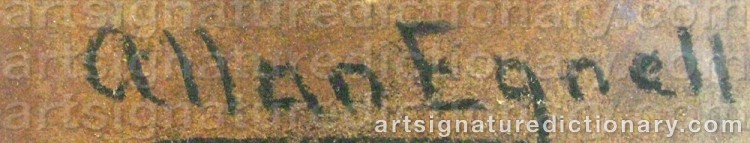 Signature by Allan EGNELL