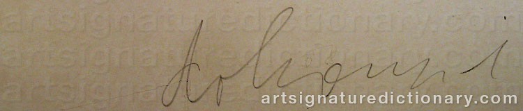 Signature by Jirí Georg DOKOUPIL