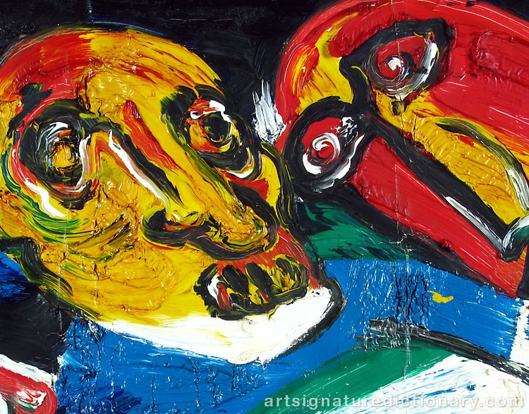 Close-up details showing Bengt LINDSTRÖM signature forgery characteristics