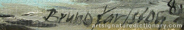 Signature by Bruno KARLSSON