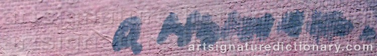 Signature by Olle NYMAN