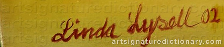 Signature by Linda LYSELL