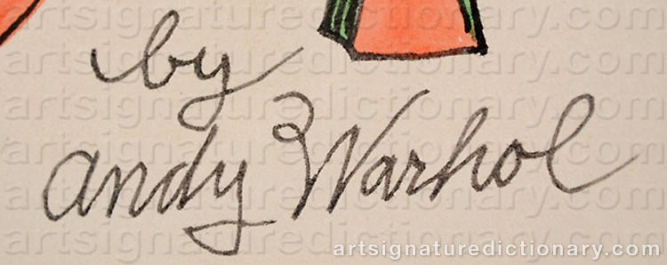 Signature by Andy WARHOL