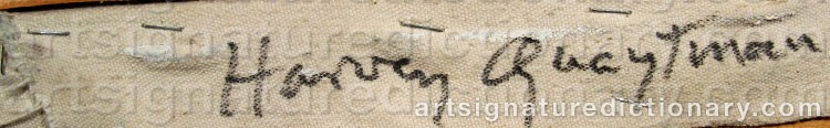 Signature by Harvey QUAYTMAN