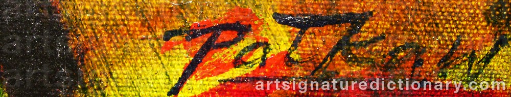 Authentic signature by Witold PALKA on Painting/Watercolour artwork
