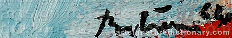 Signature by Albert BITRAN