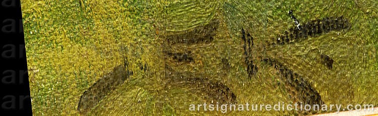 Signature by Johan Elis KORTMAN