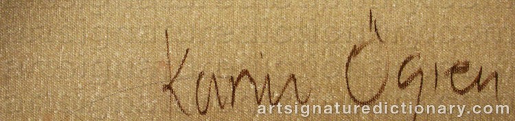 Signature by Karin ÖGREN