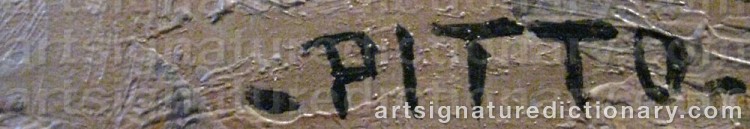 Signature by Guiseppe PITTO