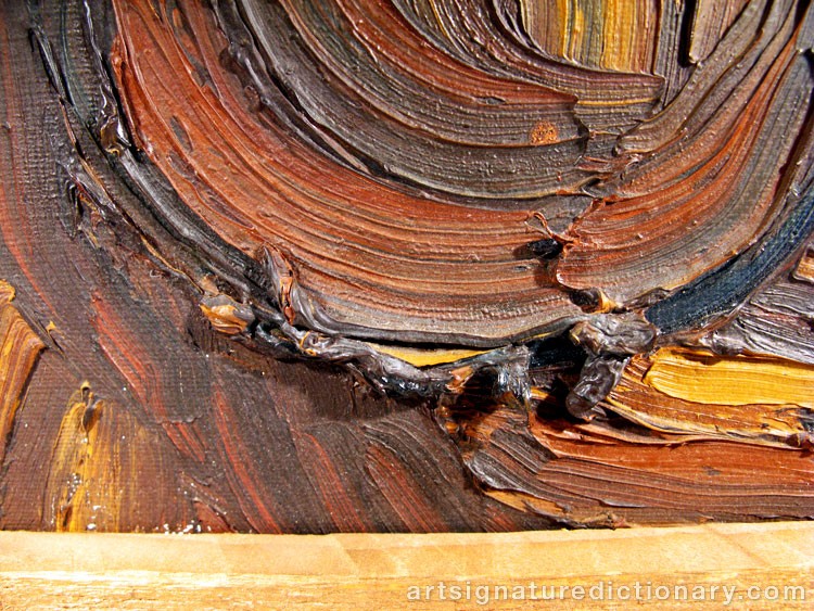 Close-up details showing Ernst BILLGREN signature forgery characteristics