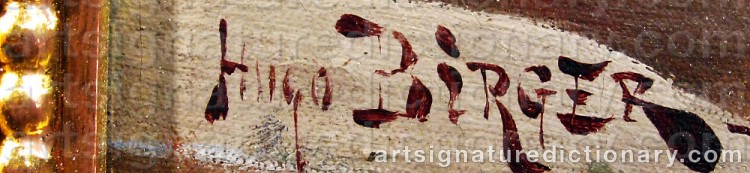 Signature by Hugo BIRGER