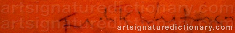 Signature by Fredrik WRETMAN