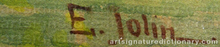 Signature by Ellen JOLIN