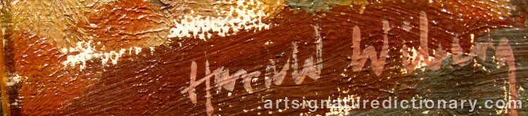 Signature by Harald WIBERG