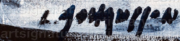 Signature by Lars JOHANSSON