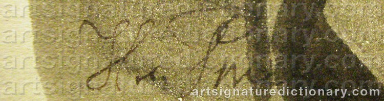 Signature by Ilya Efimovich REPIN