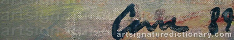Signature by Louis CANE