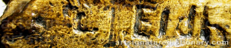 Signature by Carl Johan ELDH