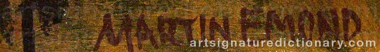 Signature by Martin EMOND