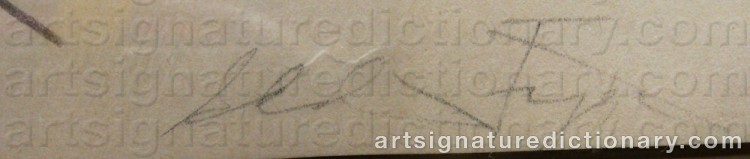 Signature by Eddie FIGGE