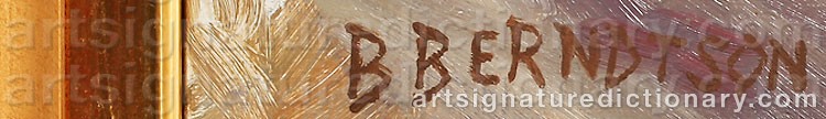 Signature by Birger BERNDTSON