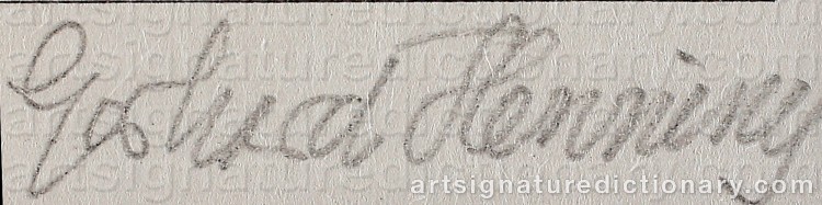 Signature by Gerhard HENNING