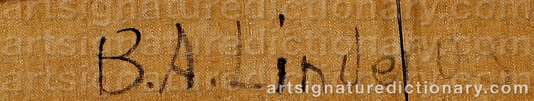 Signature by Bengt Arne ‘Bal’ LINDEROS