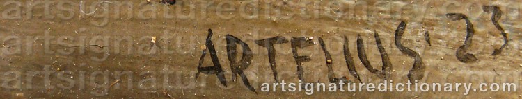 Signature by Helge ARTELIUS
