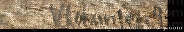 Signature by Viggo JOHANSEN