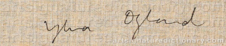 Signature by Ylva OGLAND