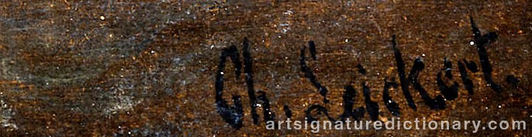 Signature by Charles LEICKERT