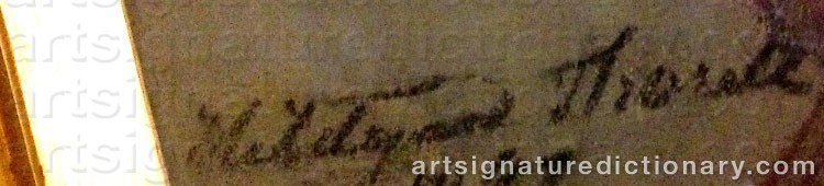 Signature by Hildegard THORELL