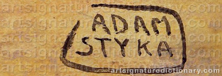 Signature by Adam STYKA
