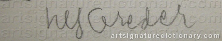 Signature by Ulf GREDER