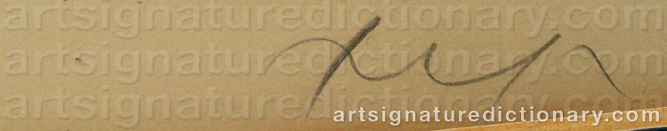 Signature by Jean ARP