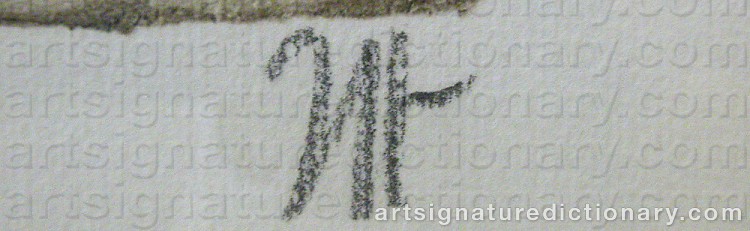 Signature by Horst JANSSEN