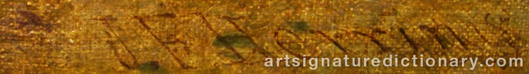 Signature by John Frederick The Elder HERRING