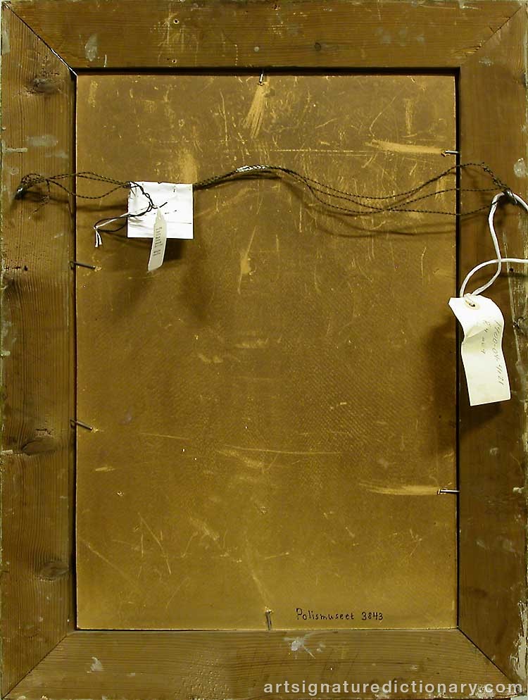 Close-up details showing Berndt LINDHOLM signature forgery characteristics