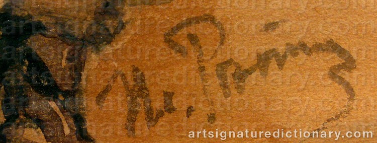 Signature by Ilya Efimovich REPIN