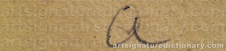 Authentic signature by Nikolai Pavlovich AKIMOV on  artwork