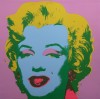Close-up details showing Andy WARHOL signature forgery characteristics