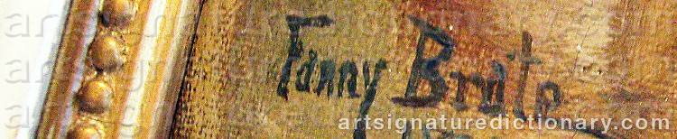 Signature by Fanny BRATE