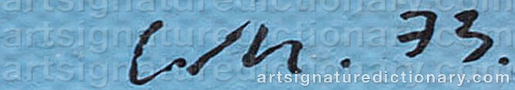 Signature by Carl MAGNUS