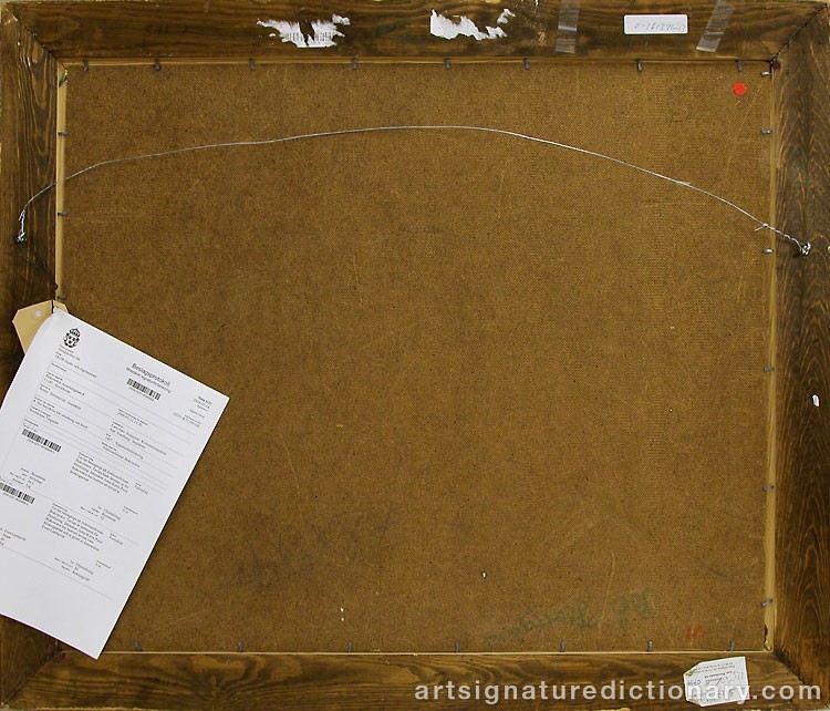 Close-up details showing Tor BJURSTRÖM signature forgery characteristics