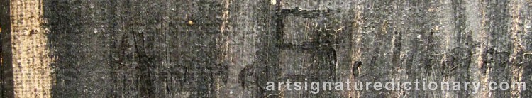 Authentic signature by Anna SAHLSTEN on Painting/Watercolour artwork