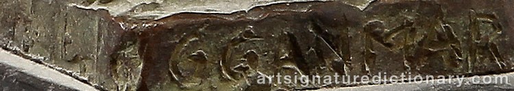 Signature by Georg GANMAR