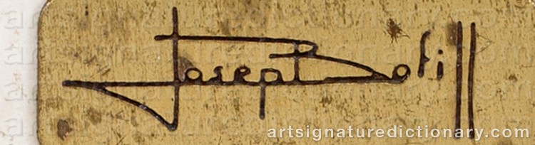 Authentic signature by Josep BOFILL on Sculpture artwork