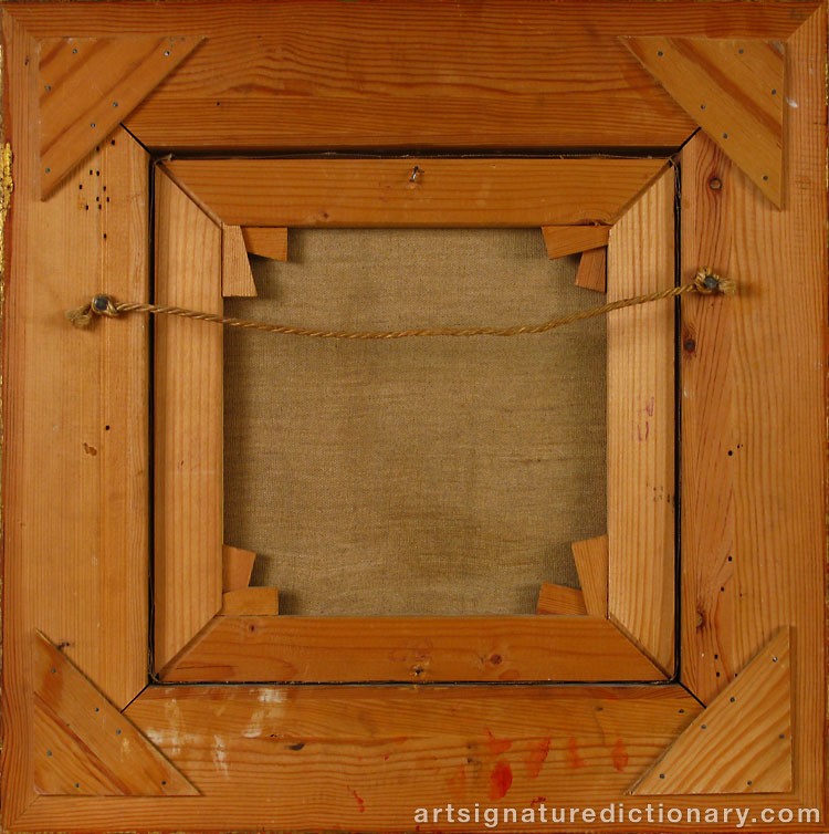 Close-up details showing Gustaf FOGELBERG signature forgery characteristics