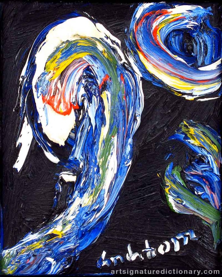 Close-up details showing Bengt LINDSTRÖM signature forgery characteristics